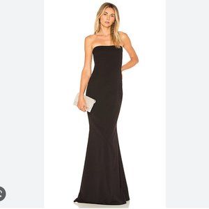 Katie May Strapless Black Dress—Mary Kate Gown size 0